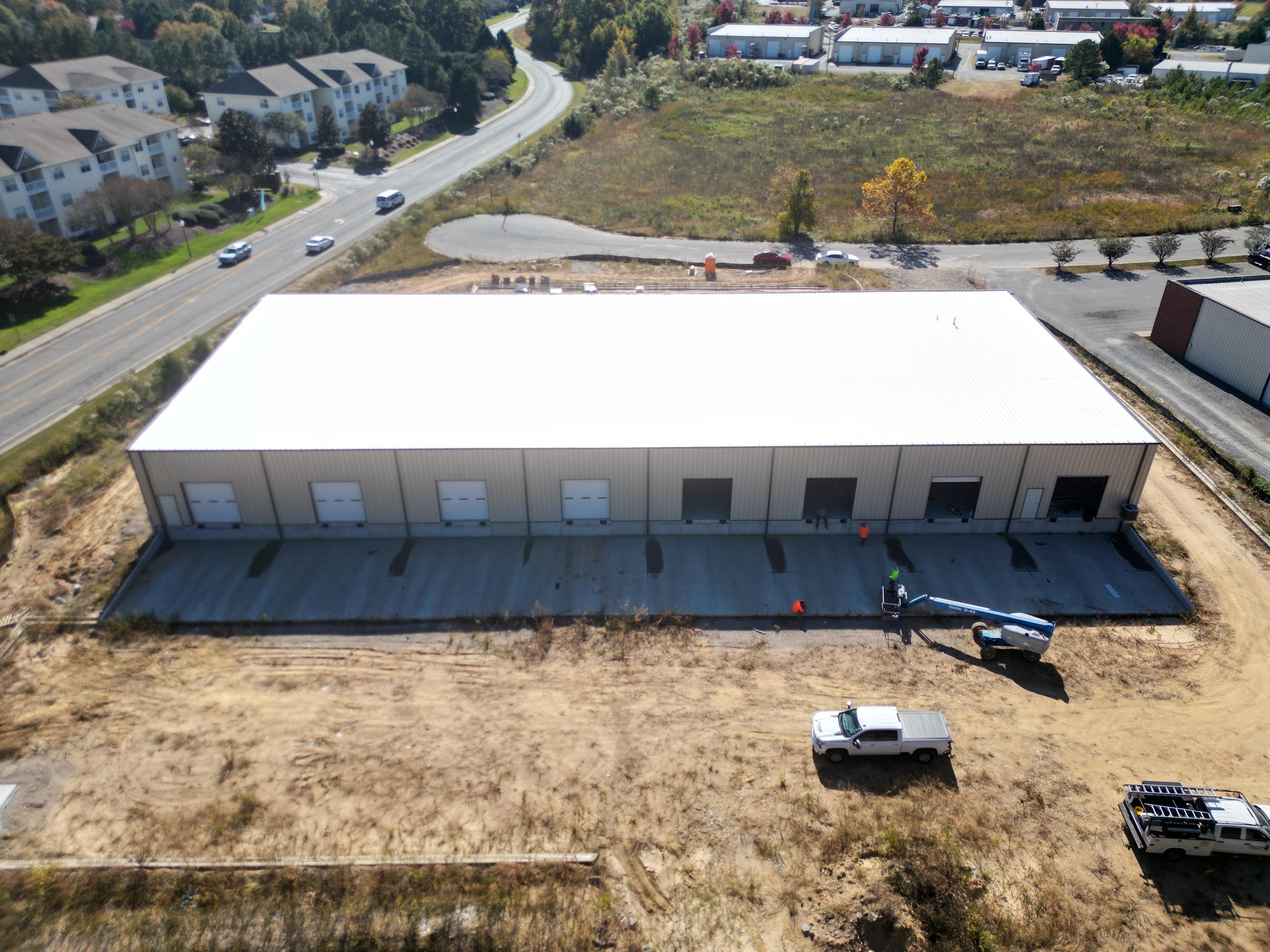 Industrial steel building